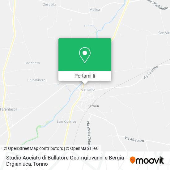 Mappa Studio Aociato di Ballatore Geomgiovanni e Bergia Drgianluca