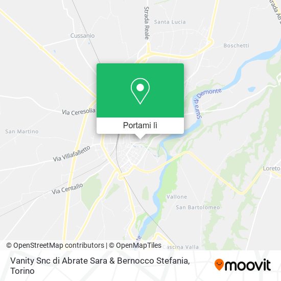 Mappa Vanity Snc di Abrate Sara & Bernocco Stefania