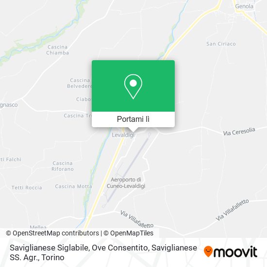 Mappa Saviglianese Siglabile, Ove Consentito, Saviglianese SS. Agr.