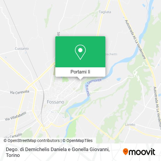 Mappa Dego. di Demichelis Daniela e Gonella Giovanni