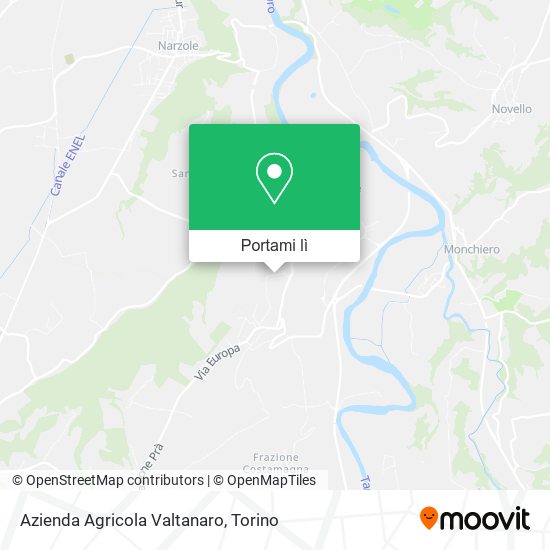 Mappa Azienda Agricola Valtanaro