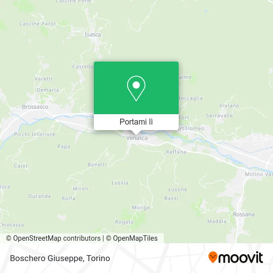 Mappa Boschero Giuseppe