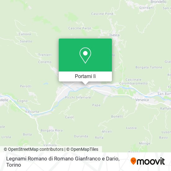 Mappa Legnami Romano di Romano Gianfranco e Dario