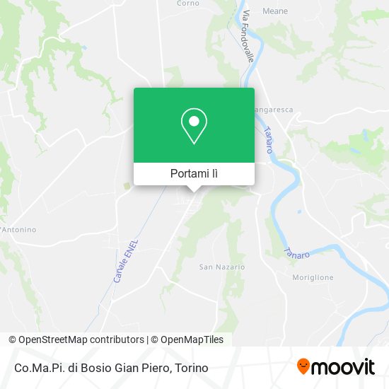 Mappa Co.Ma.Pi. di Bosio Gian Piero