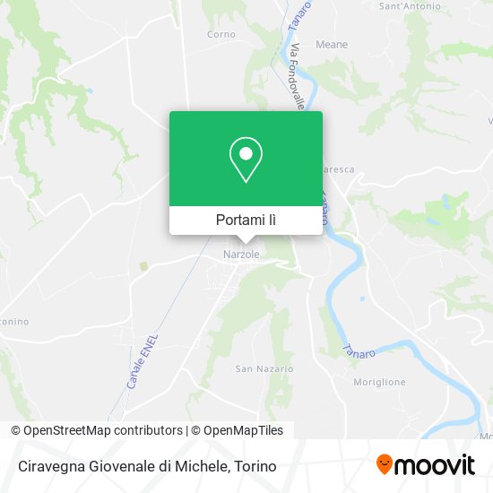 Mappa Ciravegna Giovenale di Michele