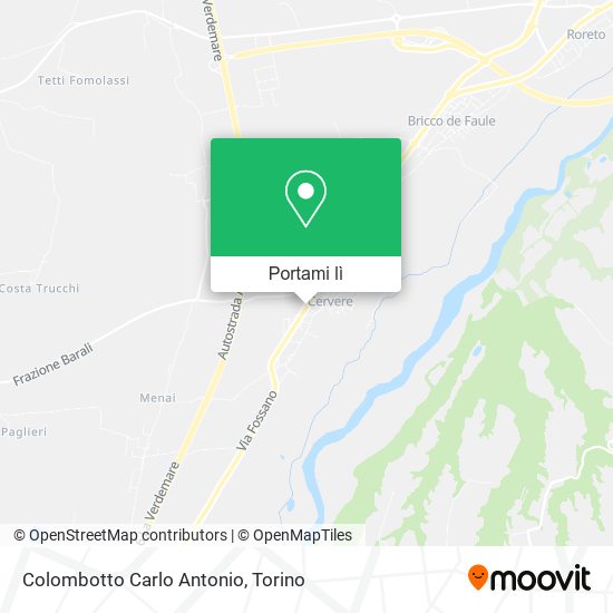 Mappa Colombotto Carlo Antonio
