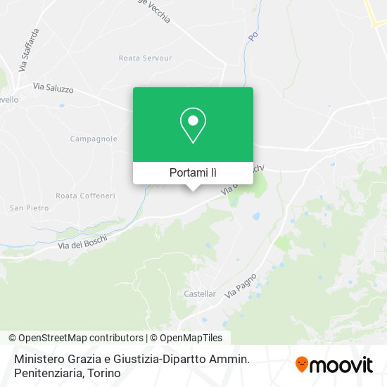 Mappa Ministero Grazia e Giustizia-Dipartto Ammin. Penitenziaria