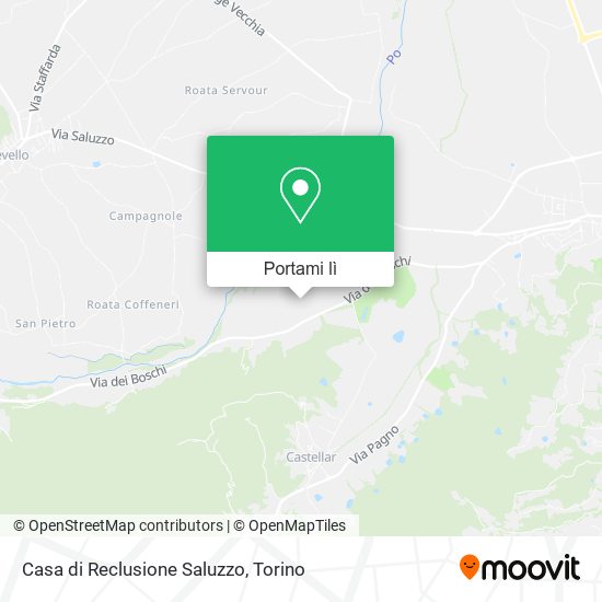 Mappa Casa di Reclusione Saluzzo