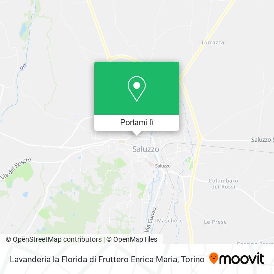 Mappa Lavanderia la Florida di Fruttero Enrica Maria