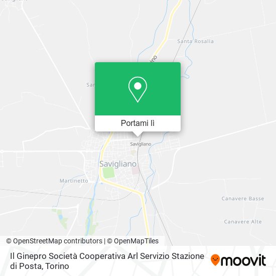 Mappa Il Ginepro Società Cooperativa Arl Servizio Stazione di Posta
