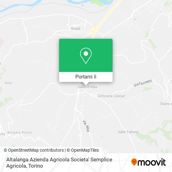 Mappa Altalanga Azienda Agricola Societa' Semplice Agricola