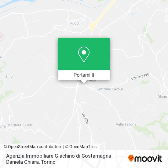 Mappa Agenzia Immobiliare Giachino di Costamagna Daniela Chiara