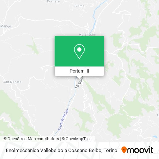 Mappa Enolmeccanica Vallebelbo a Cossano Belbo