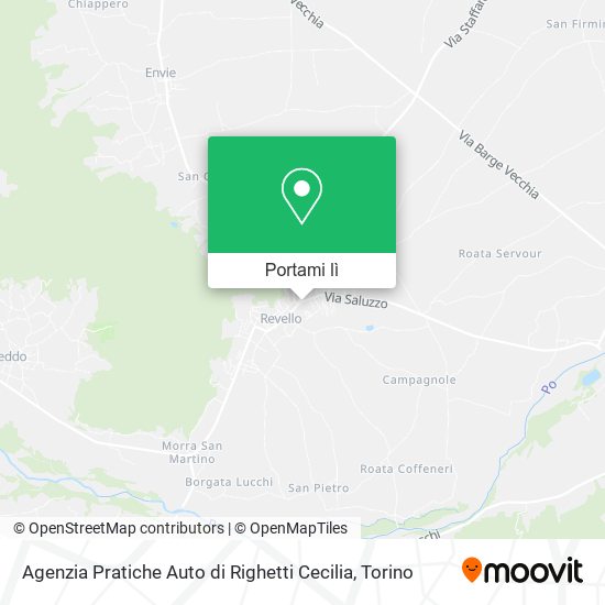 Mappa Agenzia Pratiche Auto di Righetti Cecilia