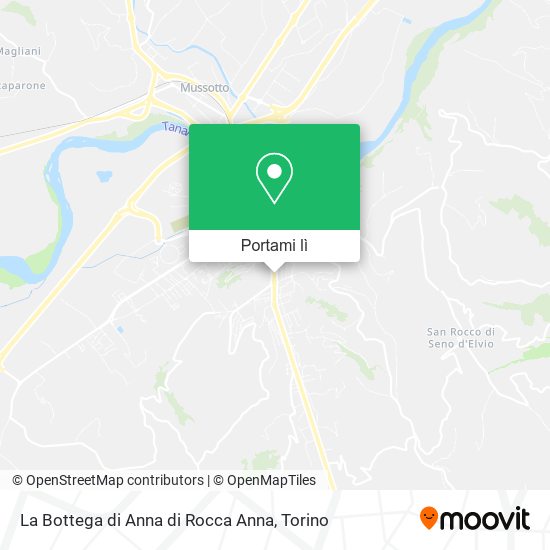 Mappa La Bottega di Anna di Rocca Anna