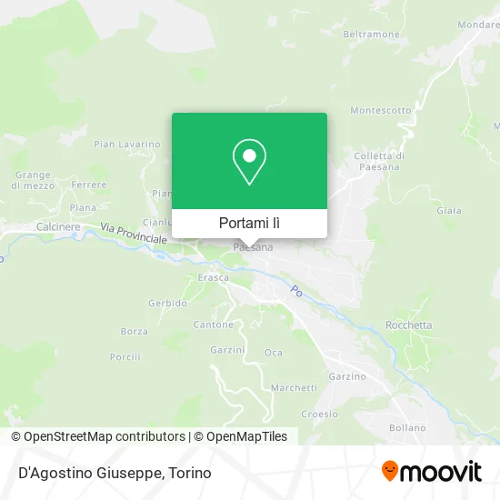 Mappa D'Agostino Giuseppe