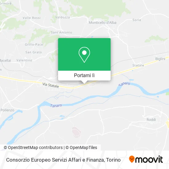 Mappa Consorzio Europeo Servizi Affari e Finanza