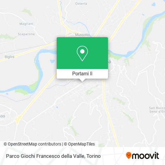 Mappa Parco Giochi Francesco della Valle