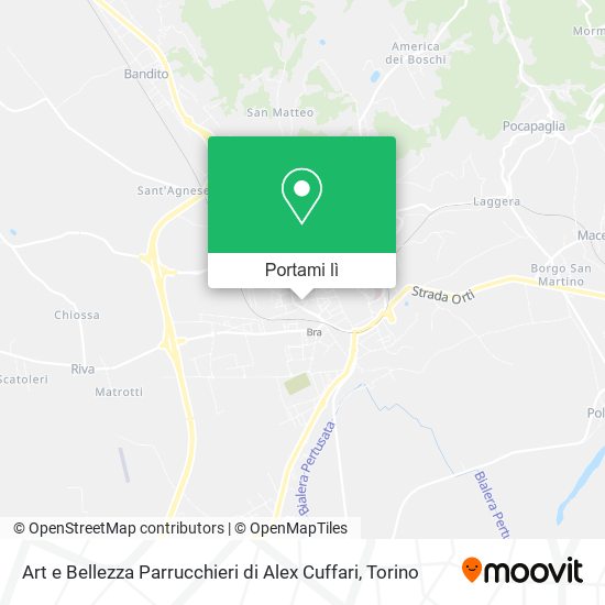 Mappa Art e Bellezza Parrucchieri di Alex Cuffari