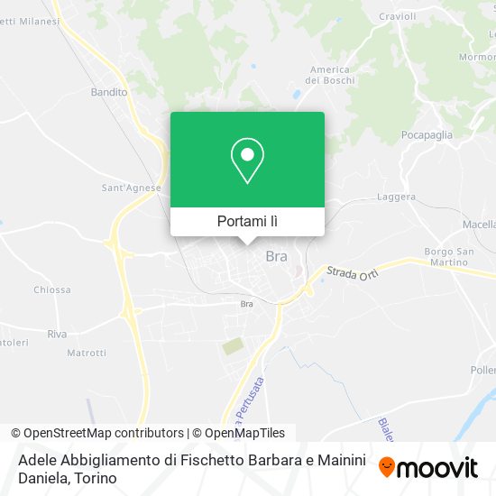 Mappa Adele Abbigliamento di Fischetto Barbara e Mainini Daniela