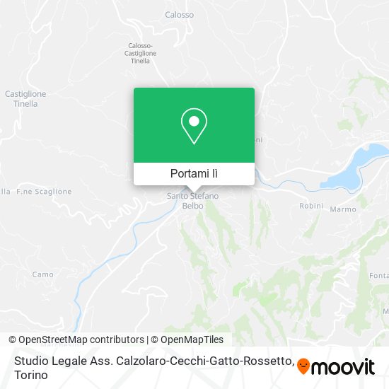 Mappa Studio Legale Ass. Calzolaro-Cecchi-Gatto-Rossetto
