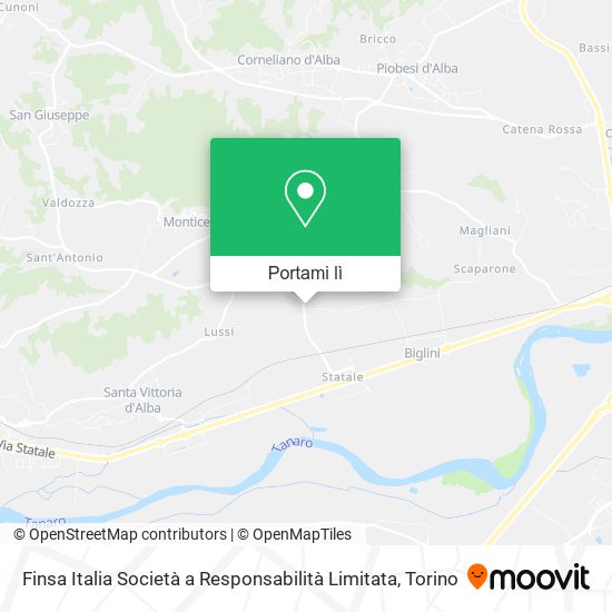 Mappa Finsa Italia Società a Responsabilità Limitata