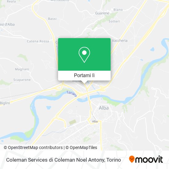 Mappa Coleman Services di Coleman Noel Antony