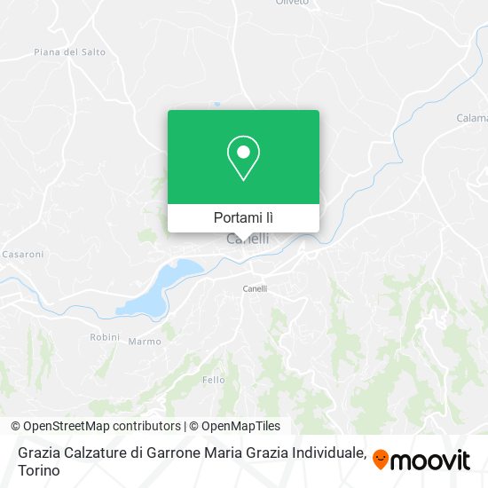 Mappa Grazia Calzature di Garrone Maria Grazia Individuale