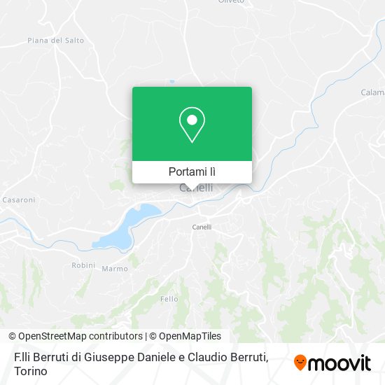 Mappa F.lli Berruti di Giuseppe Daniele e Claudio Berruti