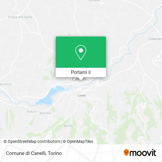 Mappa Comune di Canelli
