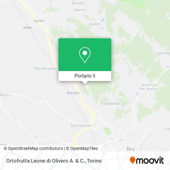 Mappa Ortofrutta Leone di Olivero A. & C.