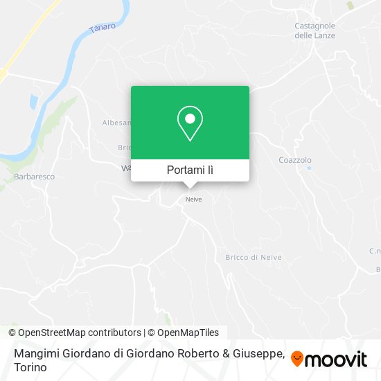 Mappa Mangimi Giordano di Giordano Roberto & Giuseppe
