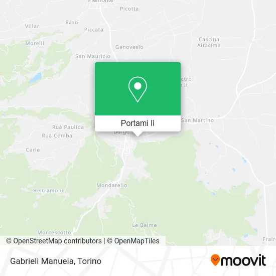 Mappa Gabrieli Manuela