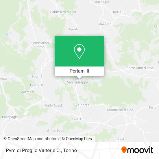 Mappa Pvm di Proglio Valter e C.
