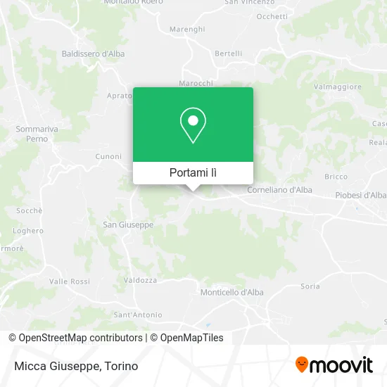 Mappa Micca Giuseppe