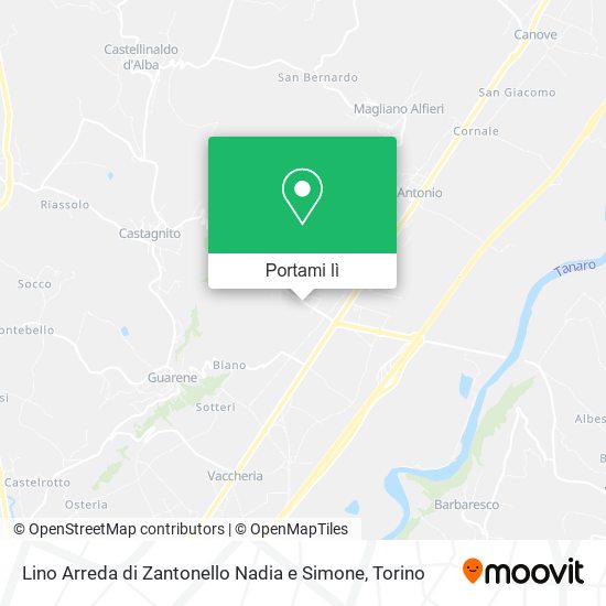 Mappa Lino Arreda di Zantonello Nadia e Simone