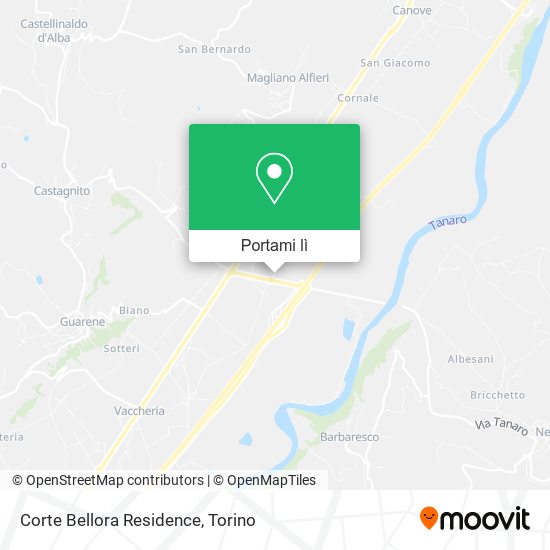 Mappa Corte Bellora Residence