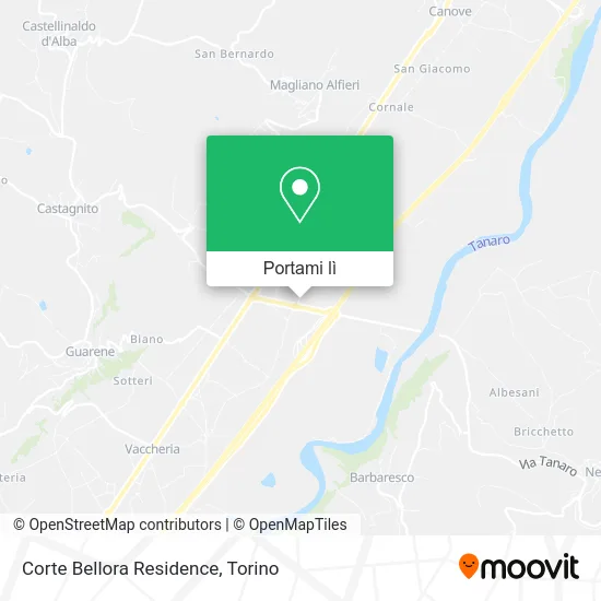 Mappa Corte Bellora Residence
