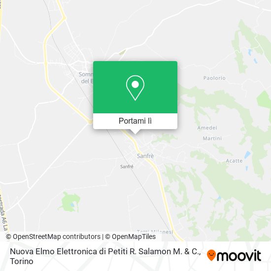 Mappa Nuova Elmo Elettronica di Petiti R. Salamon M. & C.