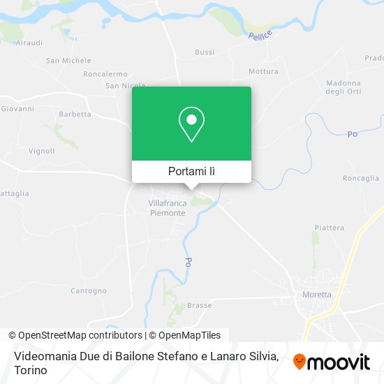 Mappa Videomania Due di Bailone Stefano e Lanaro Silvia