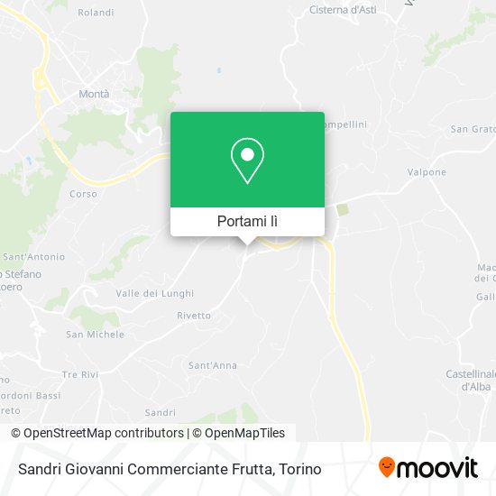 Mappa Sandri Giovanni Commerciante Frutta