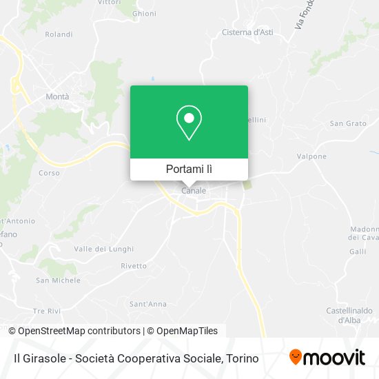 Mappa Il Girasole - Società Cooperativa Sociale