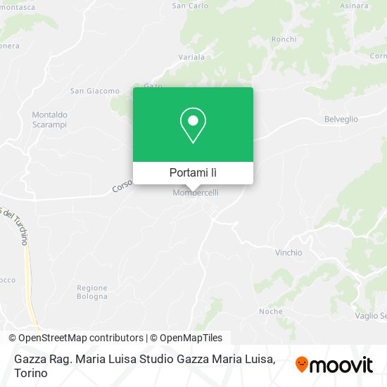 Mappa Gazza Rag. Maria Luisa Studio Gazza Maria Luisa