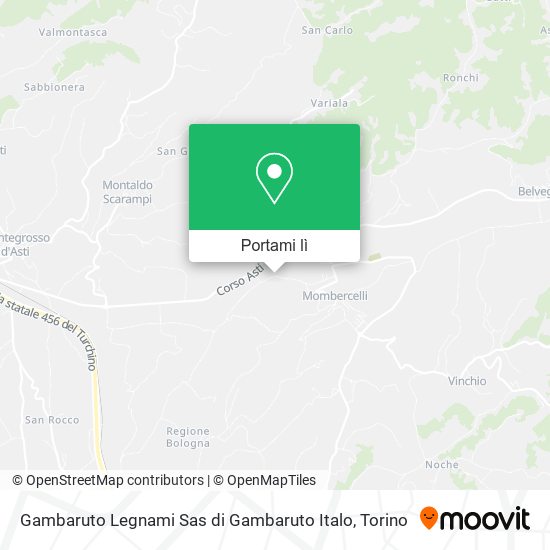 Mappa Gambaruto Legnami Sas di Gambaruto Italo