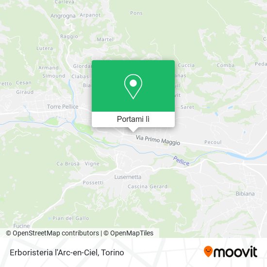 Mappa Erboristeria l'Arc-en-Ciel