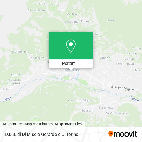 Mappa D.D.B. di Di Miscio Gerardo e C