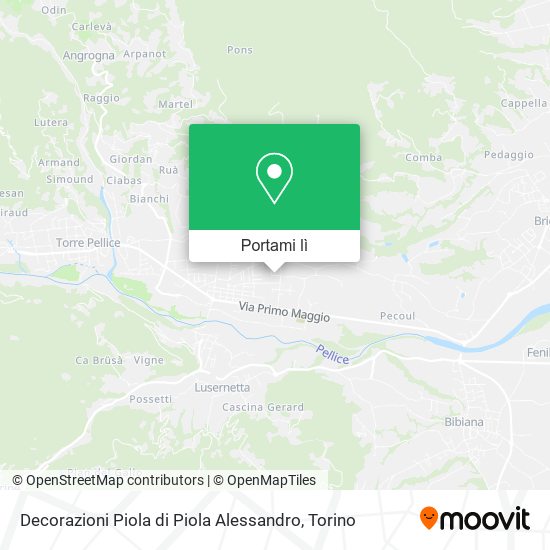 Mappa Decorazioni Piola di Piola Alessandro