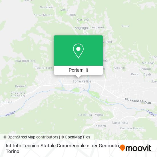 Mappa Istituto Tecnico Statale Commerciale e per Geometri
