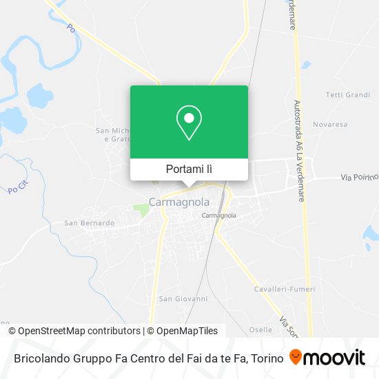 Mappa Bricolando Gruppo Fa Centro del Fai da te Fa