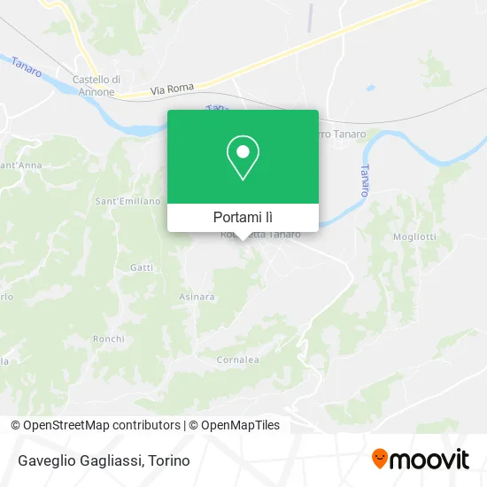 Mappa Gaveglio Gagliassi